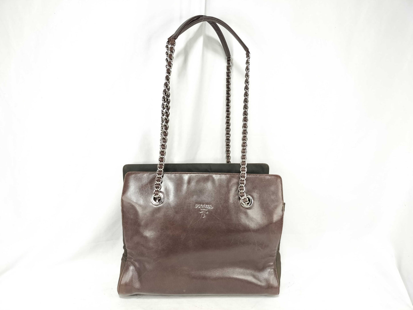 PRADA Prada Hand Brown Shoulder Bag