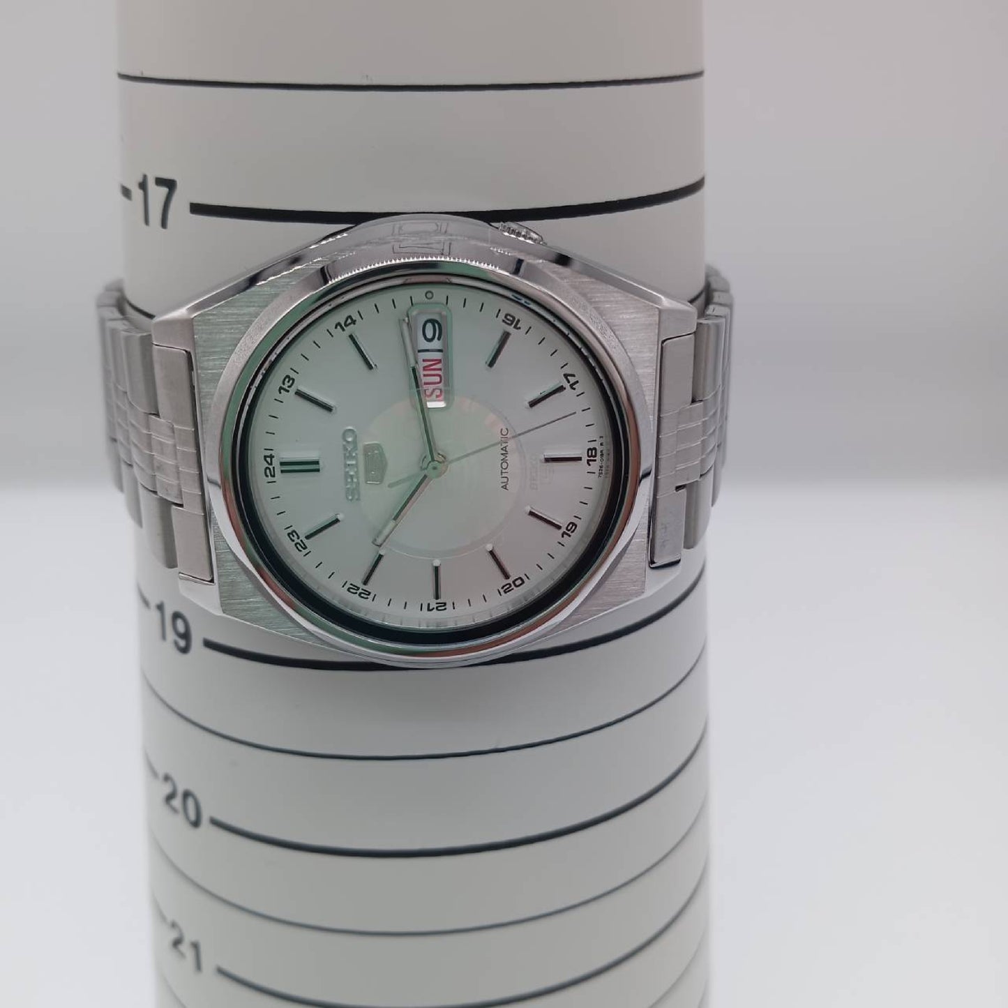 SEIKO Seiko Five 72S6-8760 025534 White Dial Automatic Men's Watch