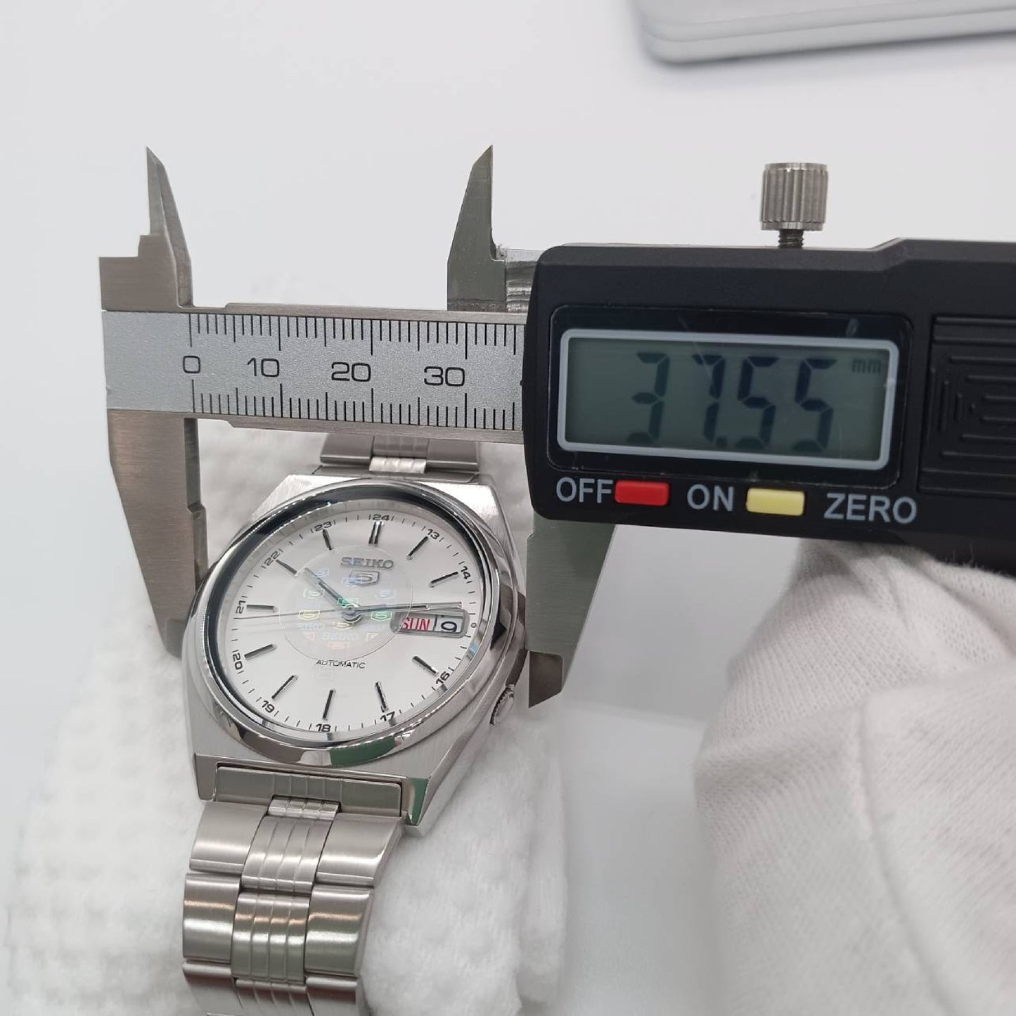 SEIKO Seiko Five 72S6-8760 025534 White Dial Automatic Men's Watch