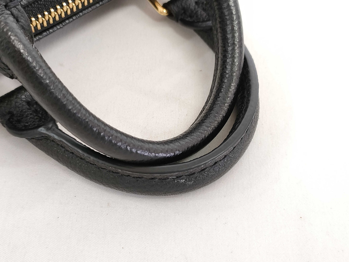 LOUIS VUITTON Monogram Empreinte LV Monogram Empreinte NanoSpeedy M82450 RFID Handbag