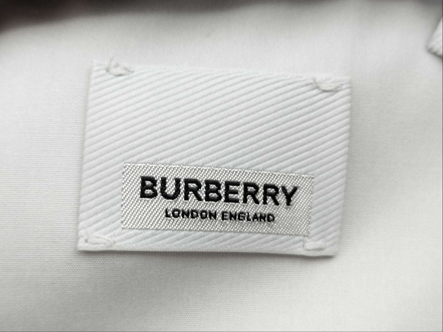 BURBERRY Long Sleeve Shirt Blouse White M Shirt