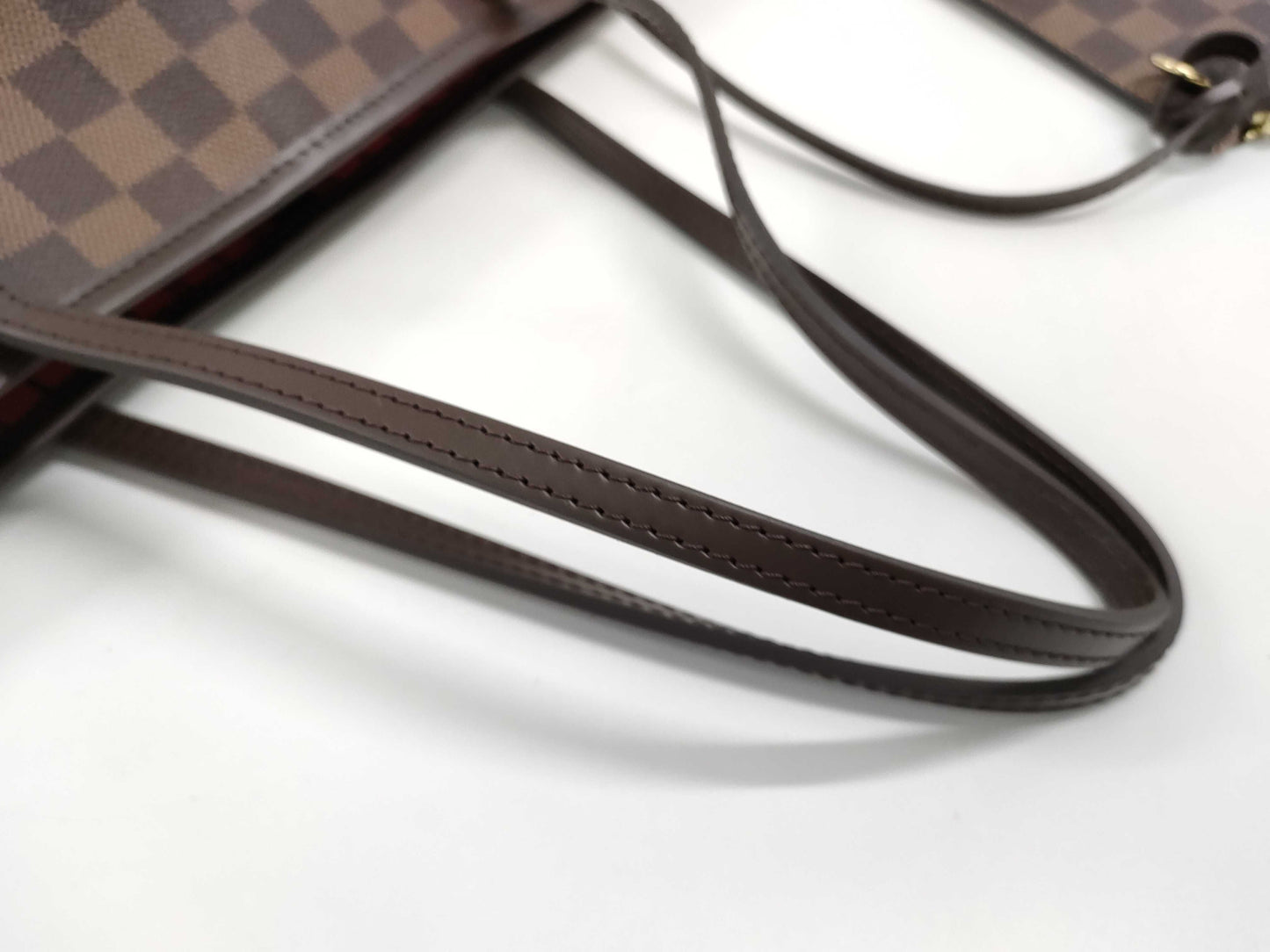 LOUIS VUITTON Damier Neverfull MM Tote Bag with Pouch