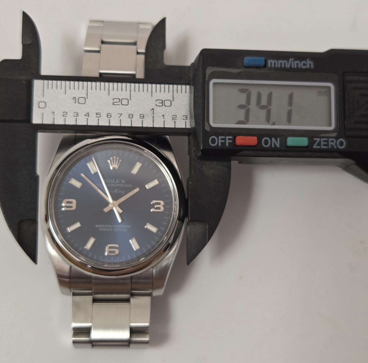 ROLEX 114200 Z904436 Blue Dial Men's Watch