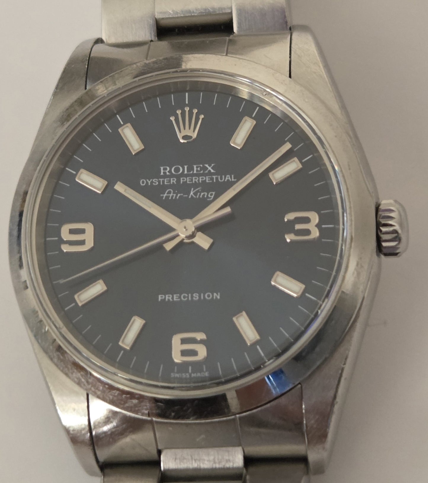 ROLEX 14000 P693792 Blue Dial Men's Watch