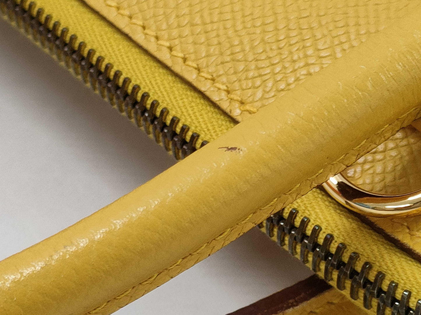 HERMES Bolide □M engraved Epson Soleil handbag