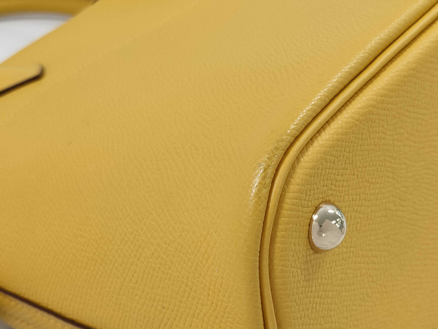 HERMES Bolide □M engraved Epson Soleil handbag