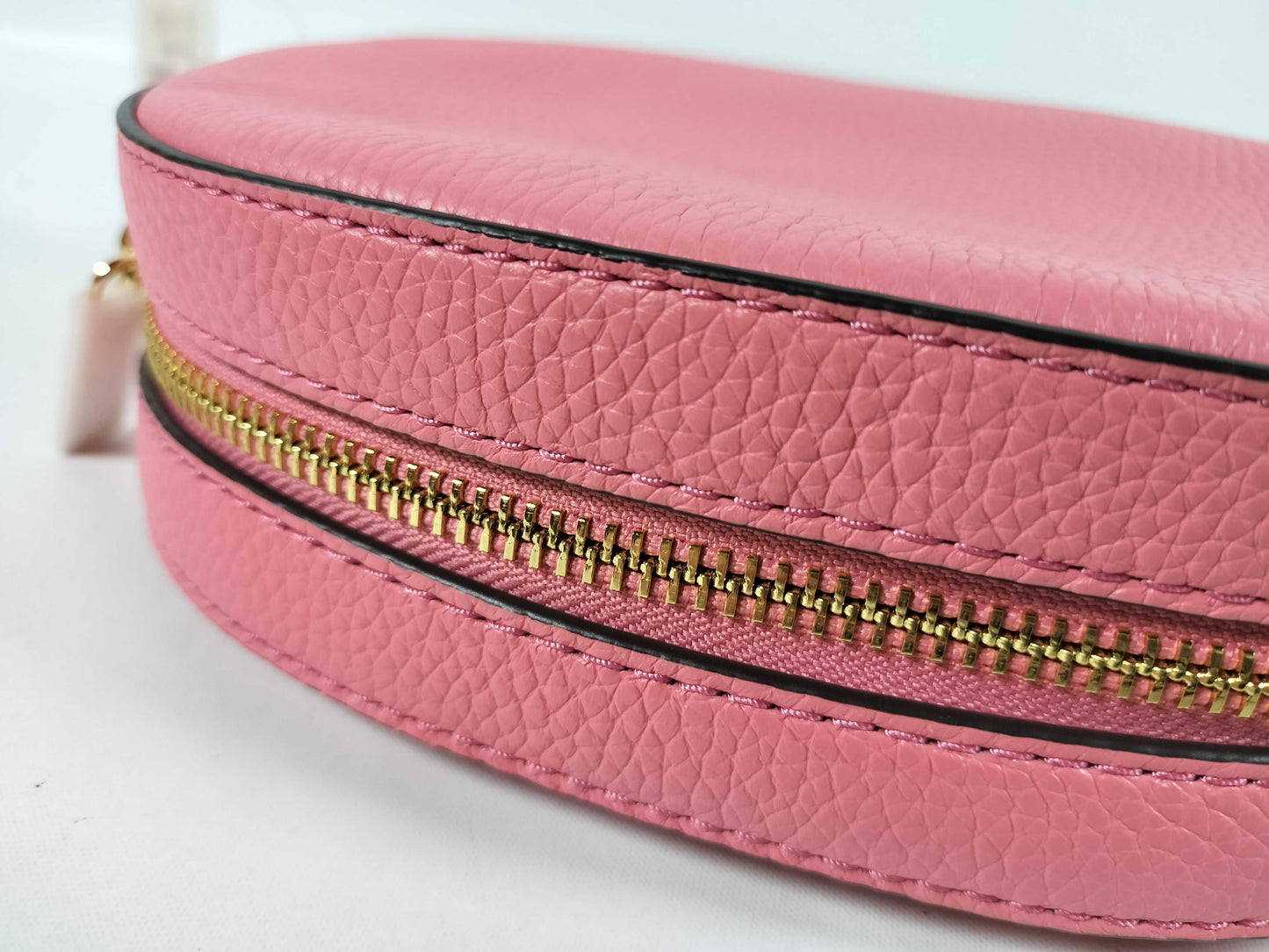 Michael Kors Jet Set Glam Shoulder Bag in Tea Rose/MK Pattern Leather