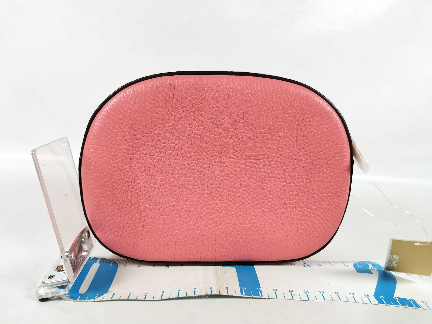 Michael Kors Jet Set Glam Shoulder Bag in Tea Rose/MK Pattern Leather