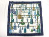 HERMES Carre 90 Pasementerie Scarf with String Decoration and Tag