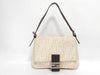 FENDI Zucca Mamma Bucket One-Shoulder Bag in Beige