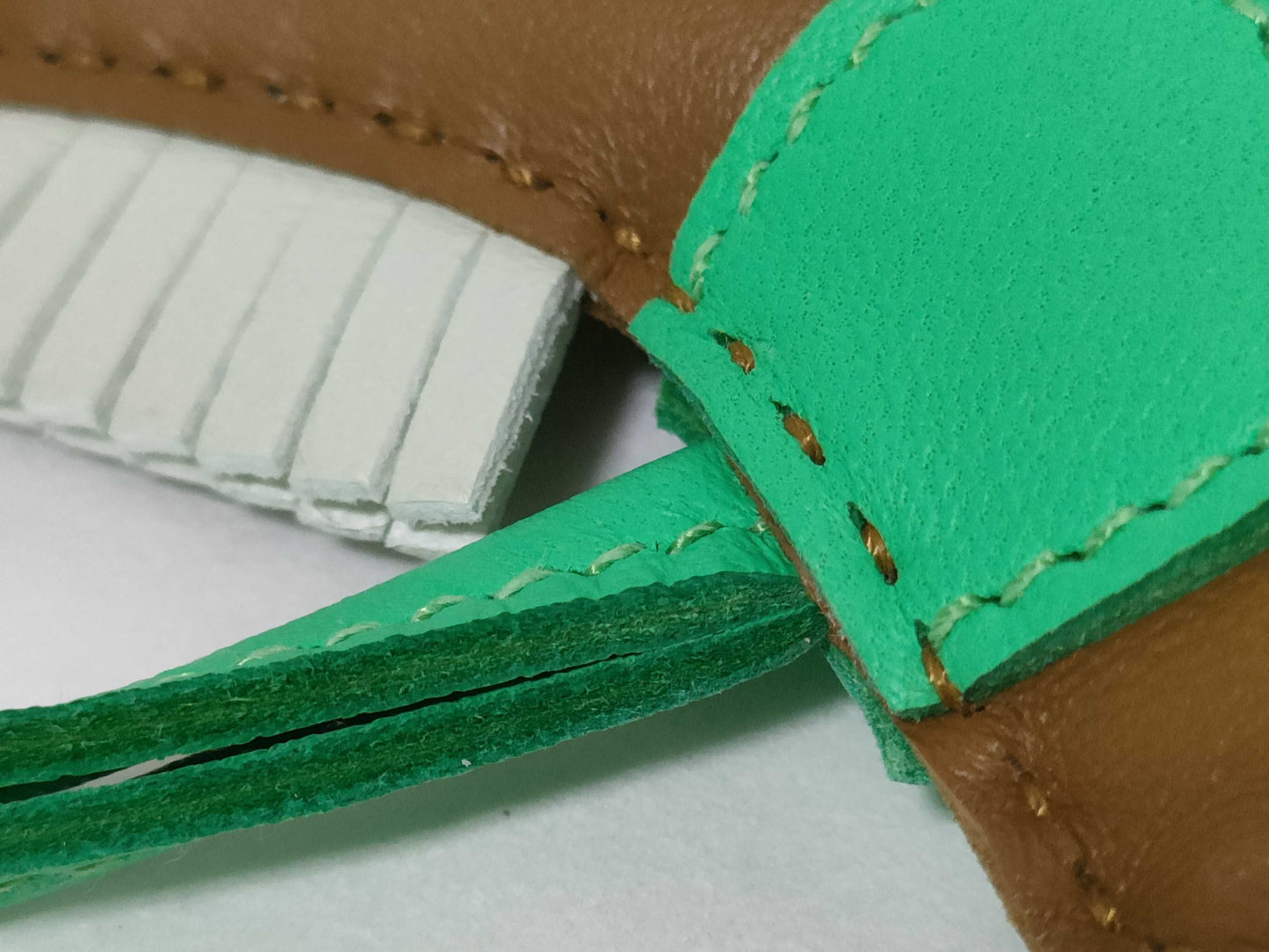 HERMES Rodeo PM Anjo Milo Craft/Vert Fizz/Vert Comic Key Case/Key Holder