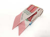 HERMES Twilly "Jumping" 100% Silk Scarf in Gray/Pink/Multicolor