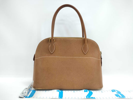 HERMES Bolide 27cm Couchvel Gold Handbag