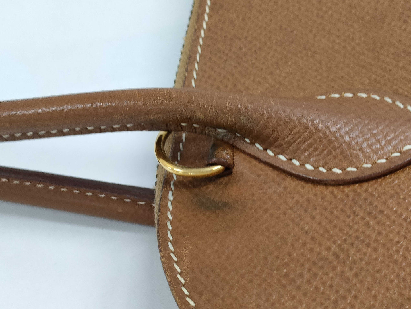 HERMES Bolide 27cm Couchvel Gold Handbag
