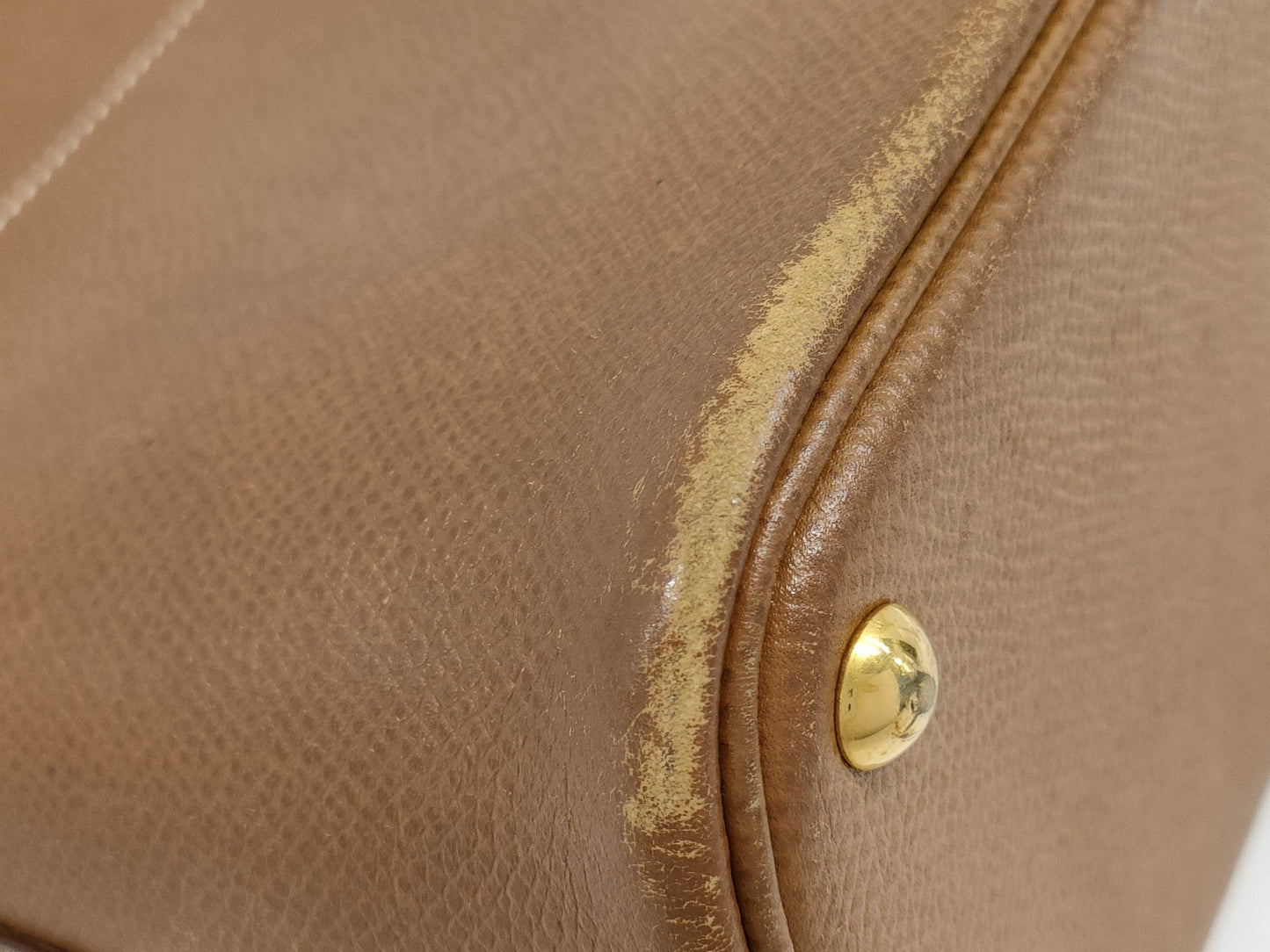 HERMES Bolide 27cm Couchvel Gold Handbag