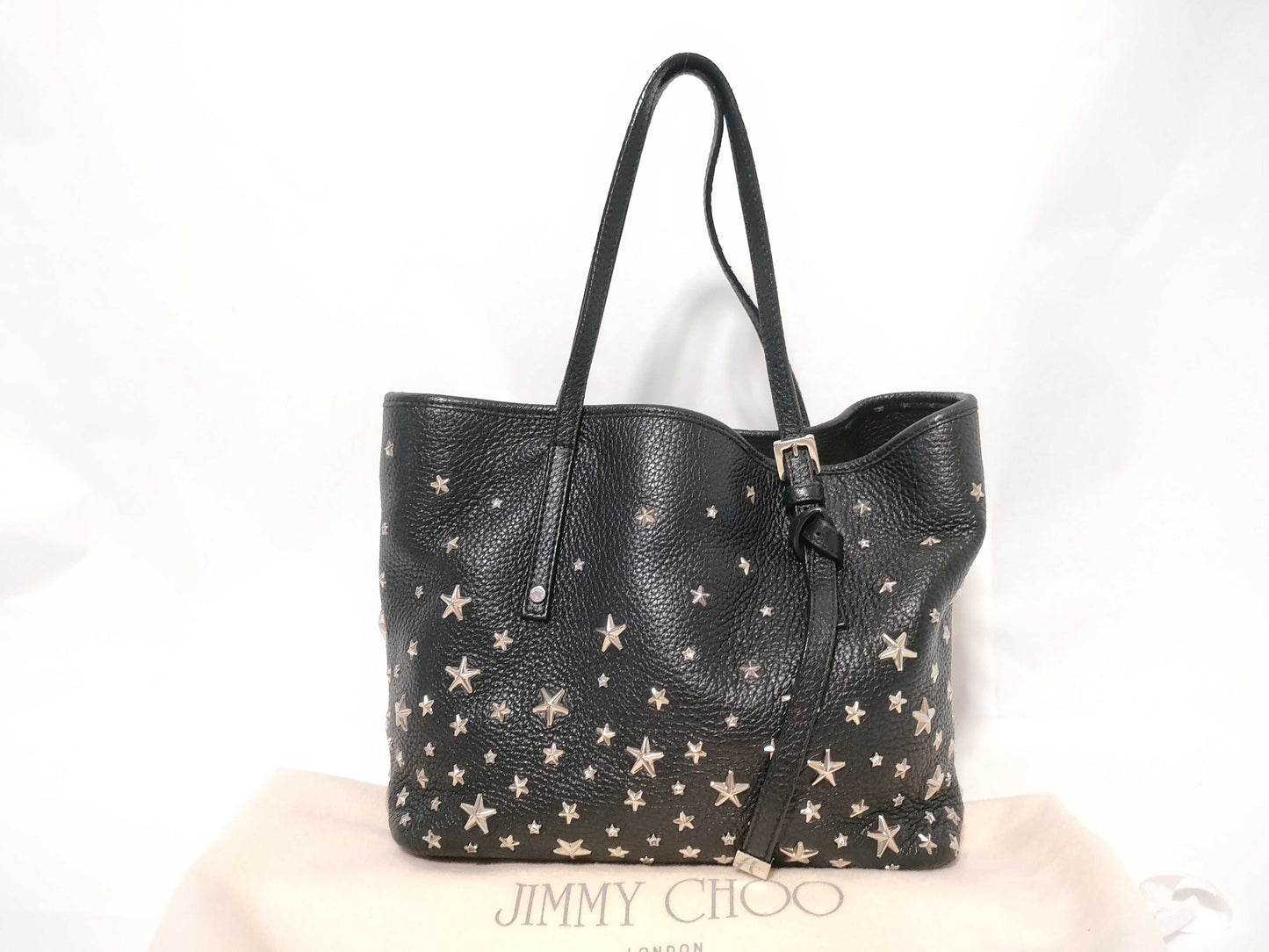 JIMMY CHOO JIMMY CHOO Tote Bag Leather Black 012NHY Tote Bag