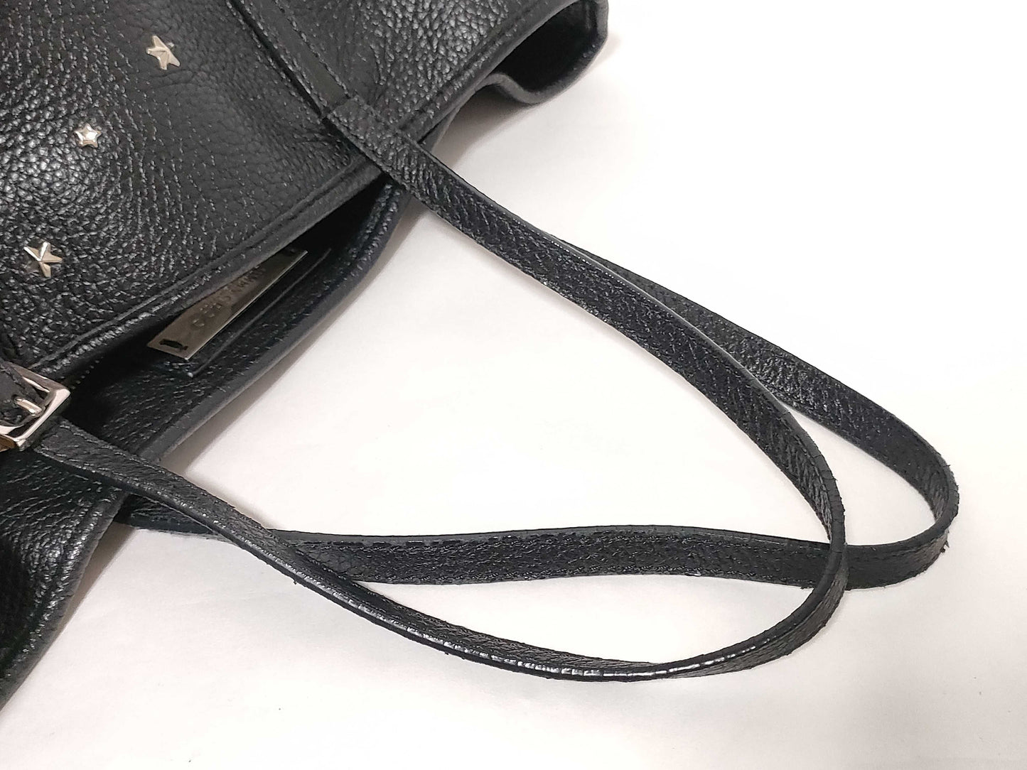 JIMMY CHOO JIMMY CHOO Tote Bag Leather Black 012NHY Tote Bag