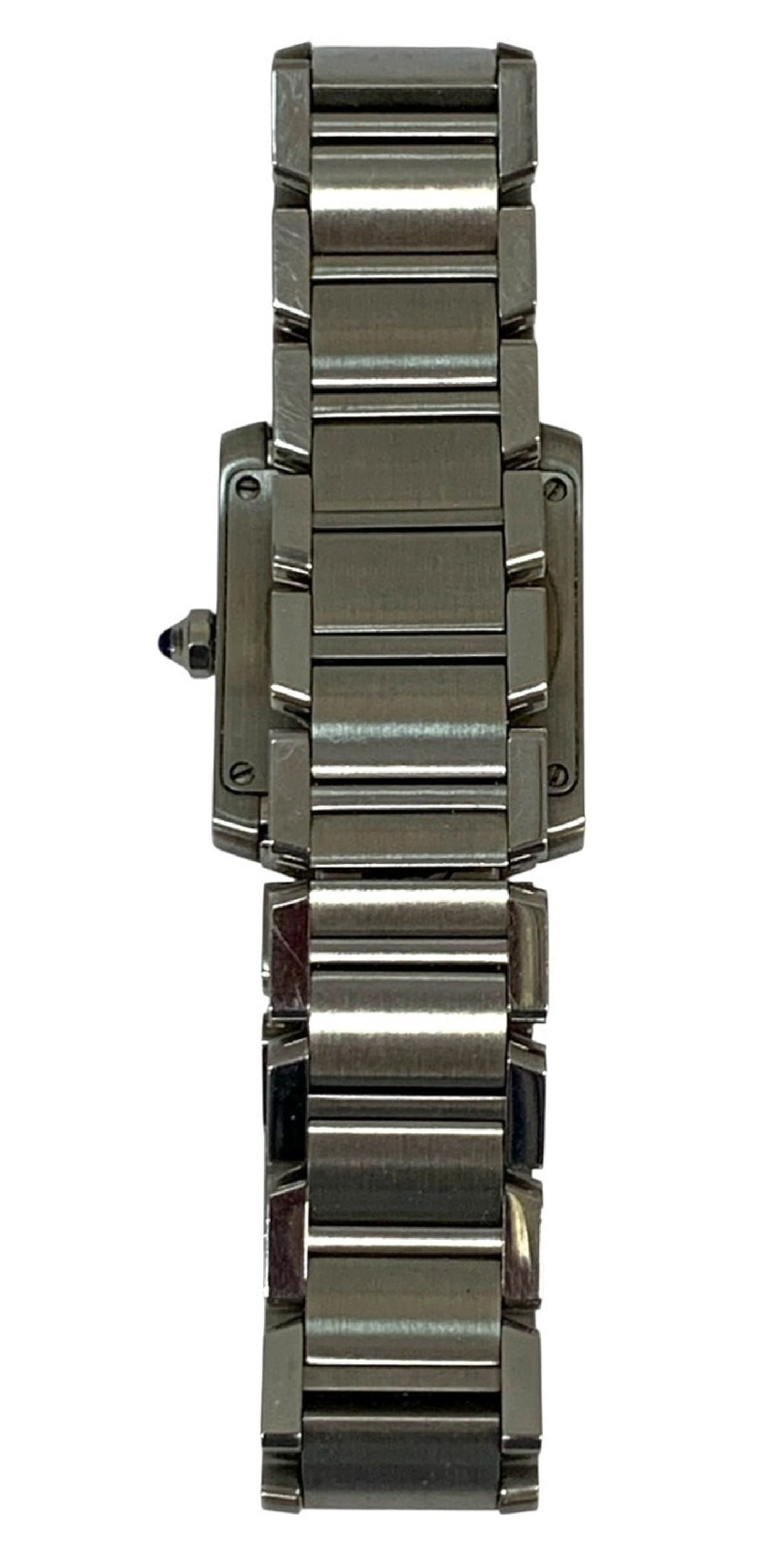 Cartier Tank Française SM W51008Q3 2384 173994CE Quartz White Dial Women's Watch