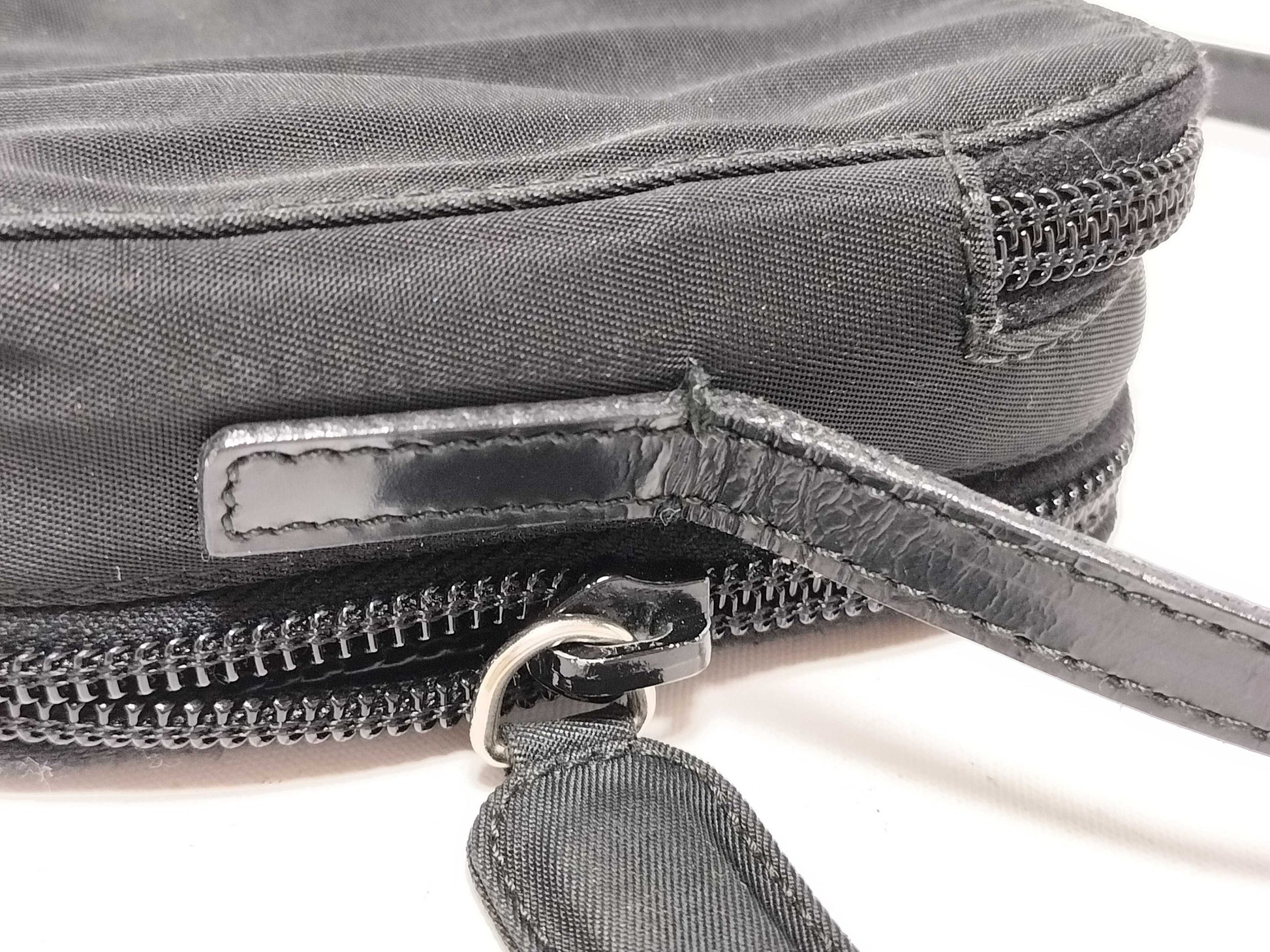 PRADA Nylon Prada Shoulder Bag Black Nylon Wallet
