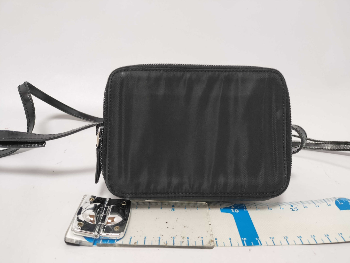 PRADA Nylon Prada Shoulder Bag Black Nylon Wallet