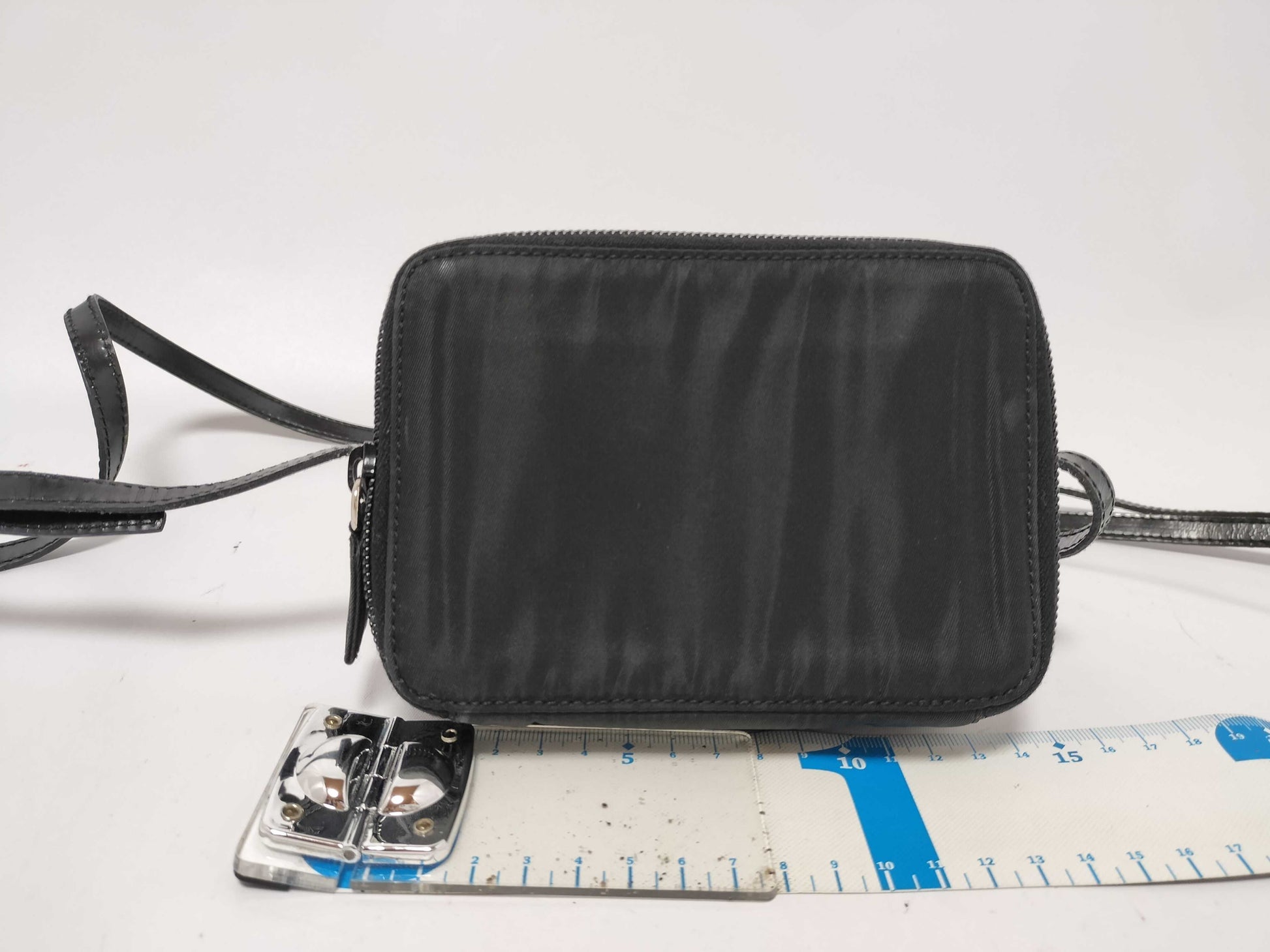 PRADA Nylon Prada Shoulder Bag Black Nylon Wallet