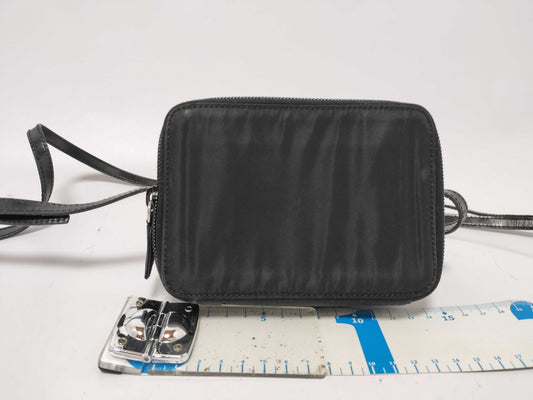 PRADA Nylon Prada Shoulder Bag Black Nylon Wallet