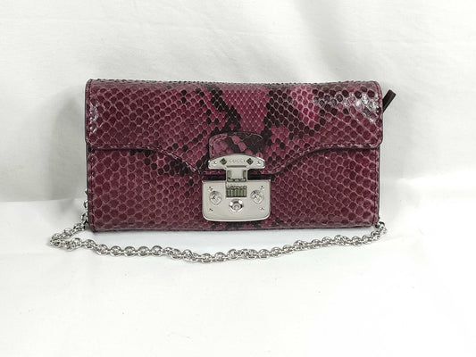GUCCI Gucci Chain Wallet Python Wallet
