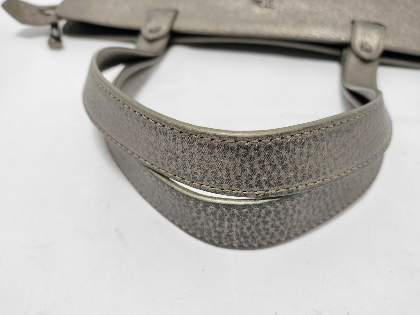 BURBERRY Silver Tote Bag