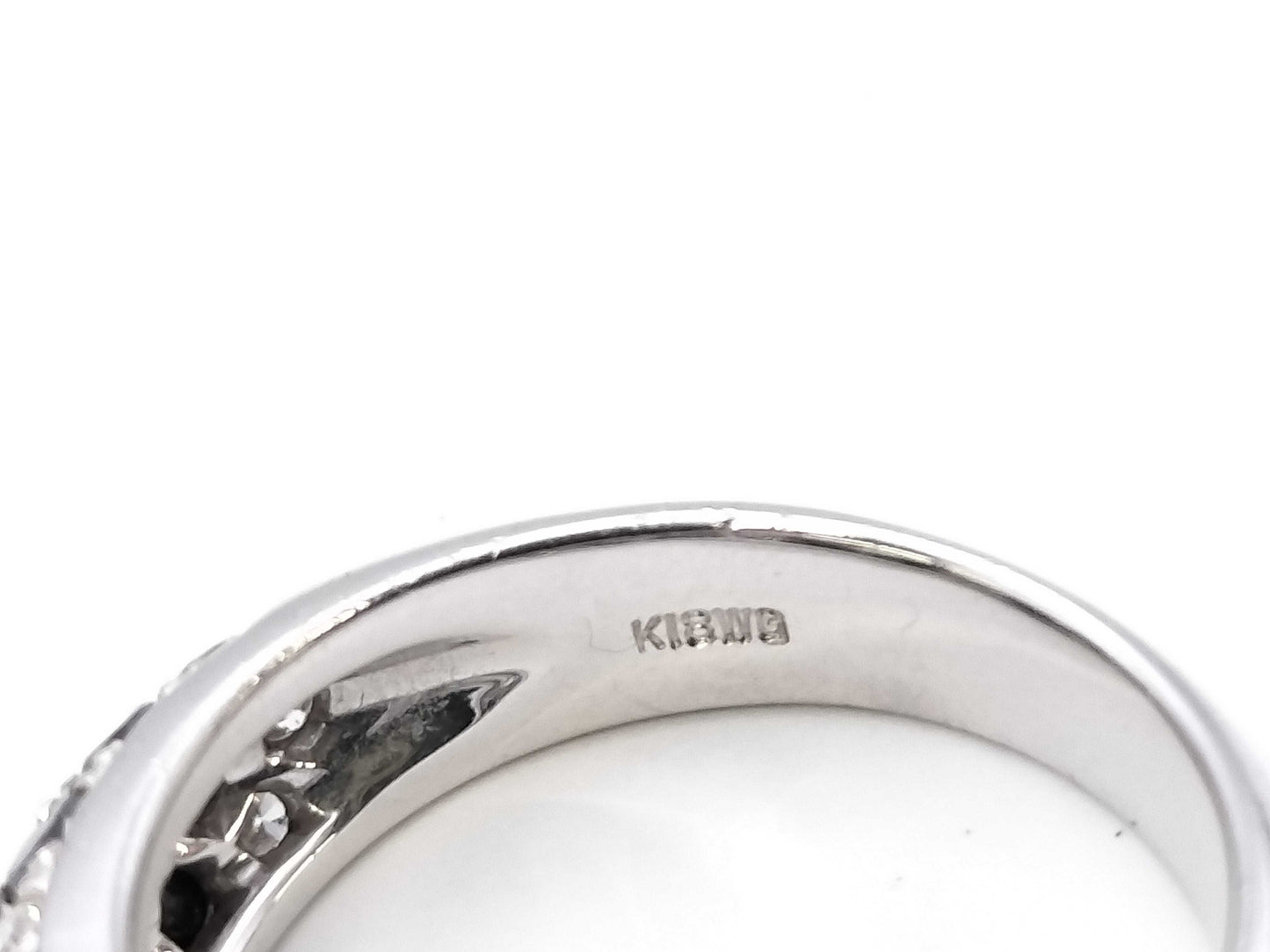 Diamond Black Diamond K18WG 6.0g Ring