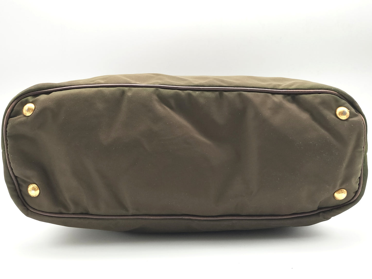 PRADA Tessuto Khaki Tote Bag