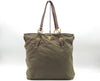 PRADA Tessuto Khaki Tote Bag