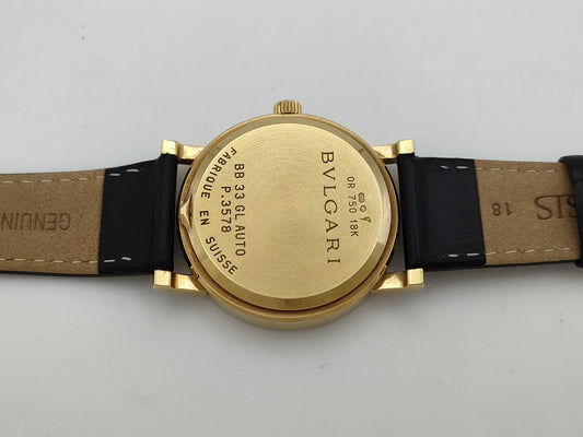 BVLGARI BB33GL P.3578 Automatic K18 Boys' Watch