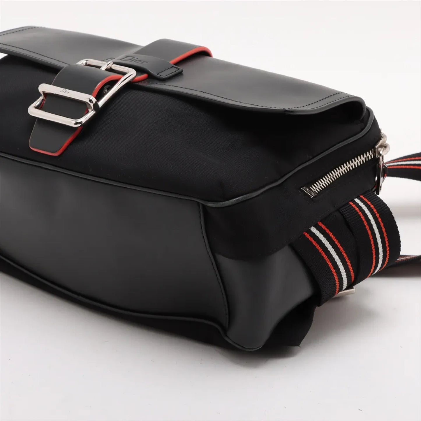 Dior Dior nylon x leather body bag shoulder bag
