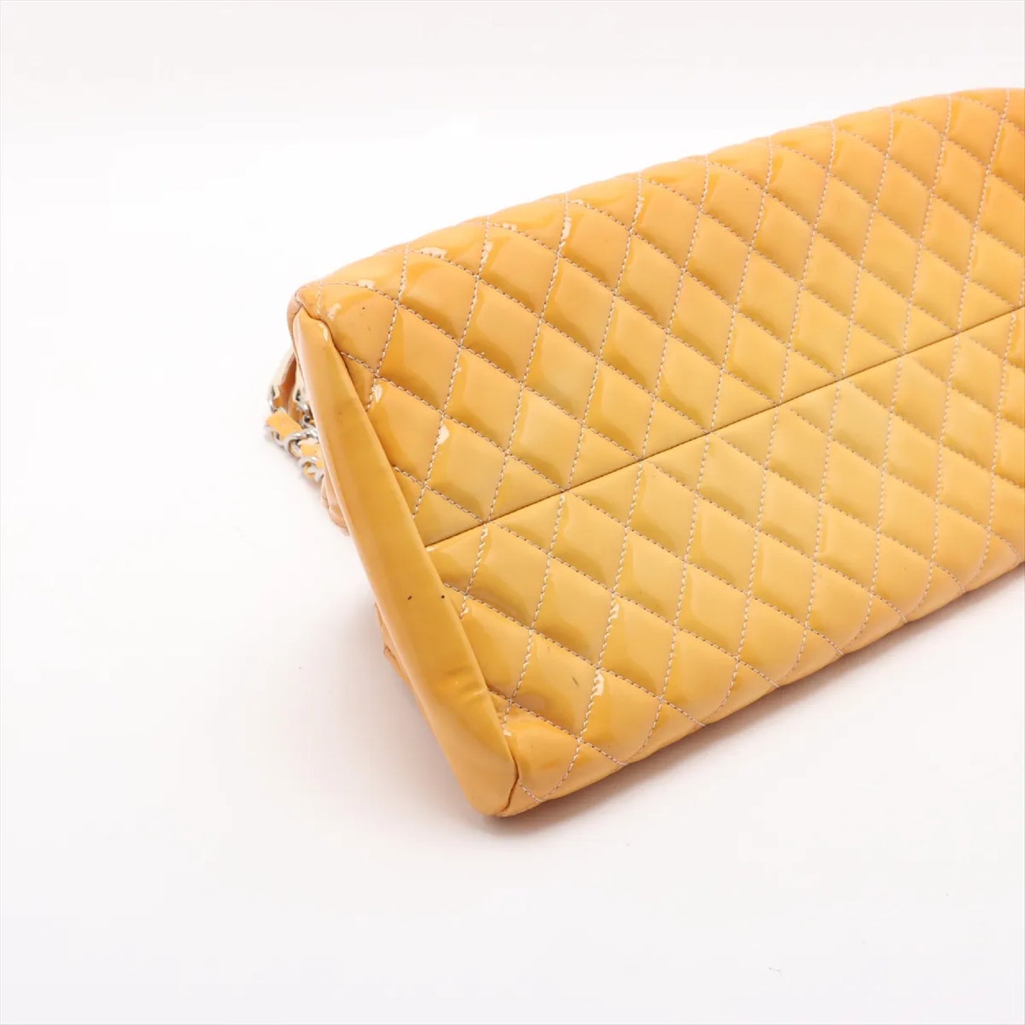CHANEL Mademoiselle Patent Leather Chain Shoulder Bag, No. 14, Includes Seal and Dust Bag