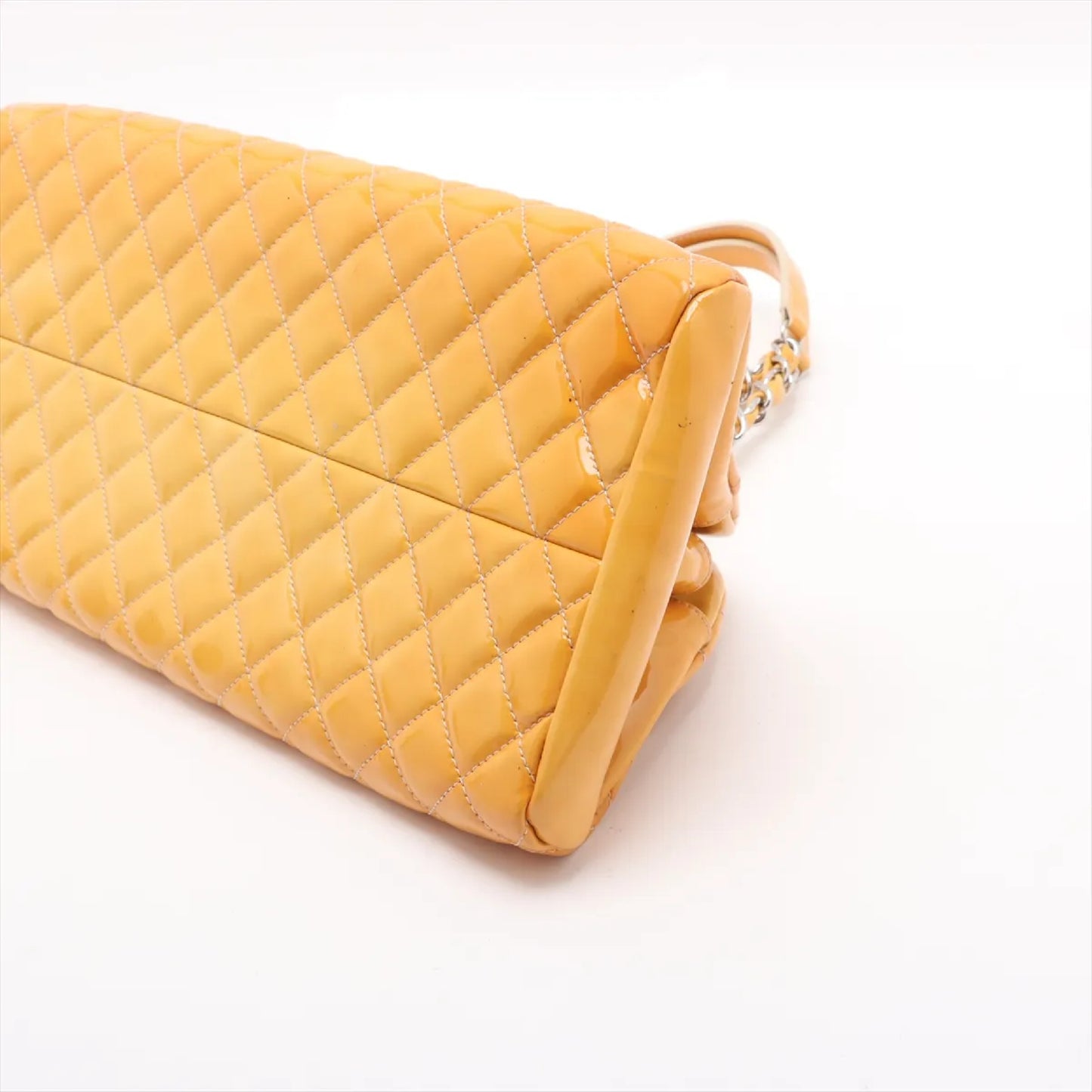 CHANEL Mademoiselle Patent Leather Chain Shoulder Bag, No. 14, Includes Seal and Dust Bag
