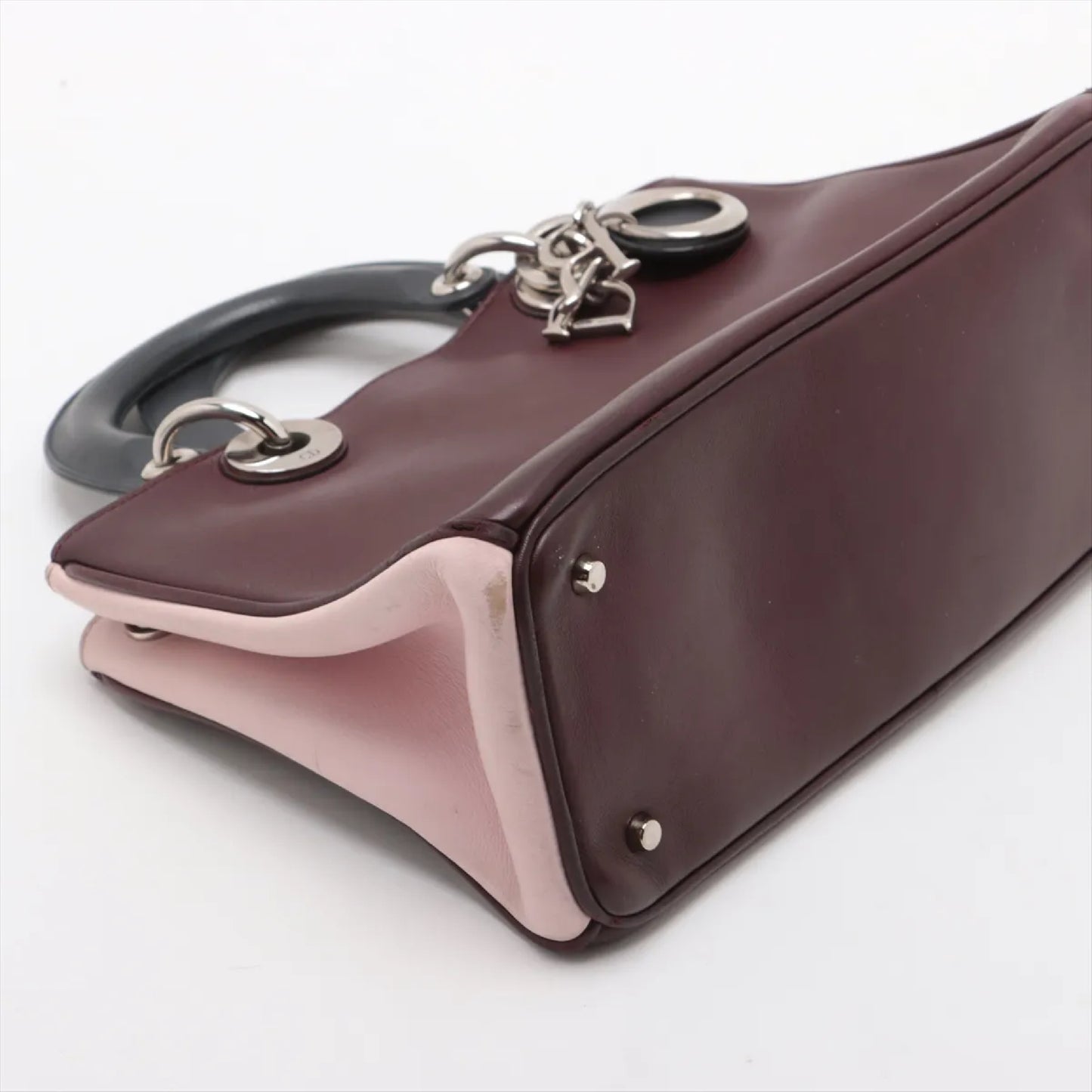Dior Christian Dior Diorissimo Leather 2-Way Handbag