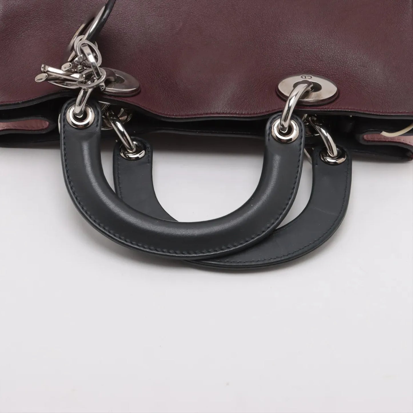 Dior Christian Dior Diorissimo Leather 2-Way Handbag