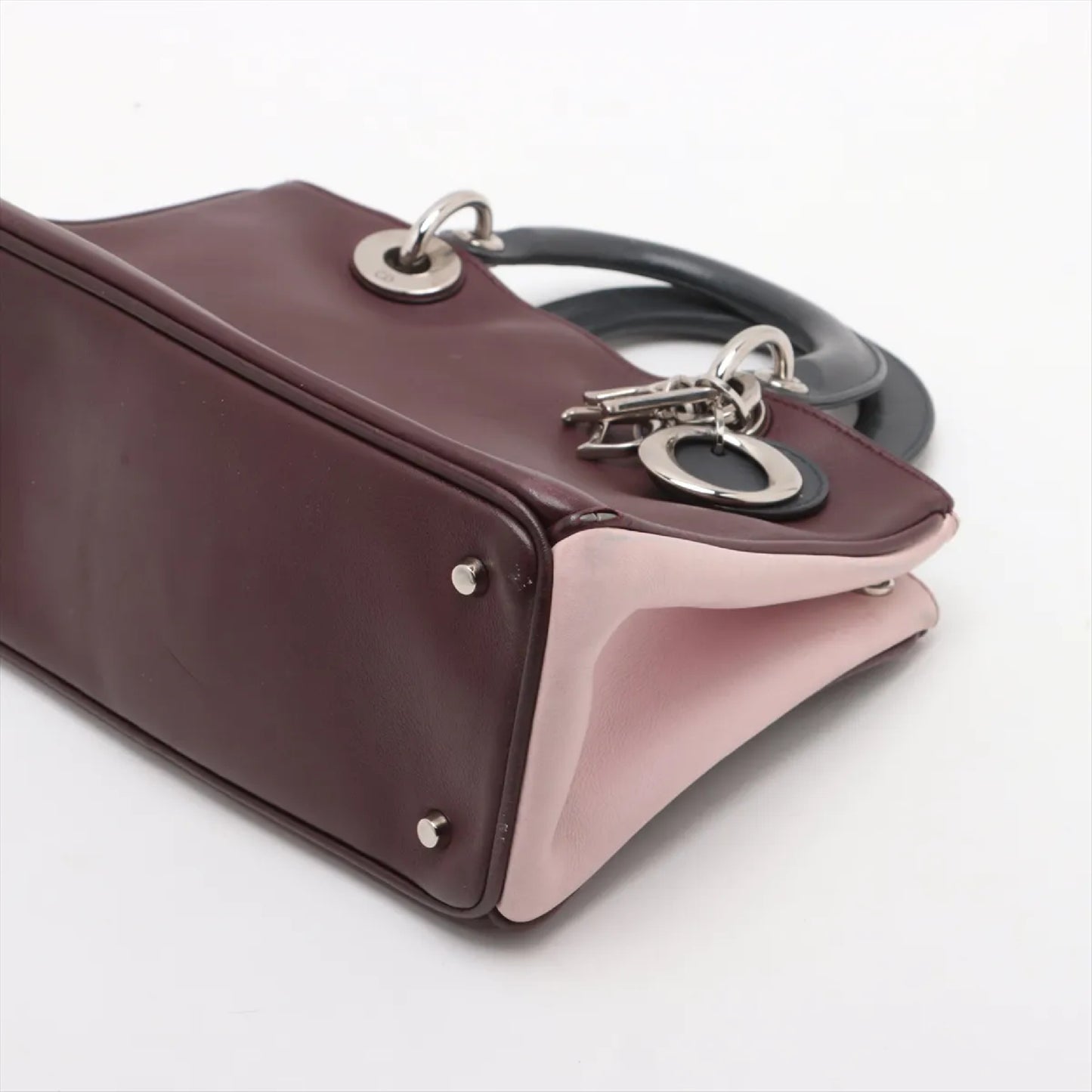 Dior Christian Dior Diorissimo Leather 2-Way Handbag