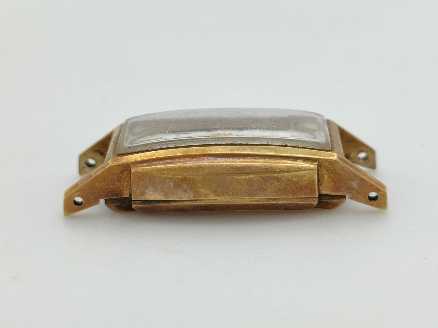 Hand-wound K18 ladies' watch