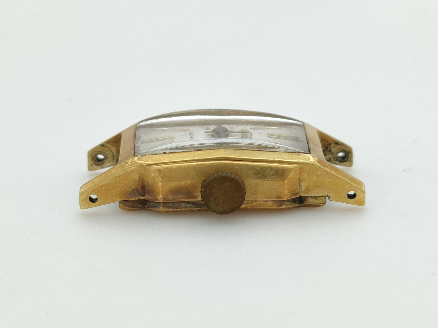 Hand-wound K18 ladies' watch