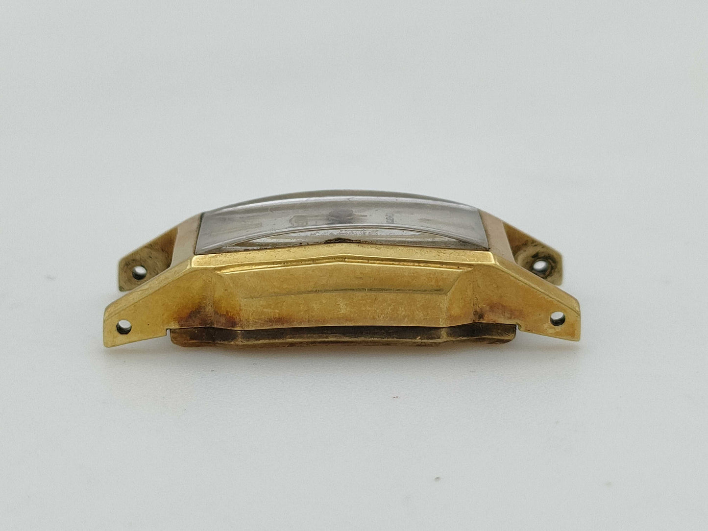 Hand-wound K18 ladies' watch