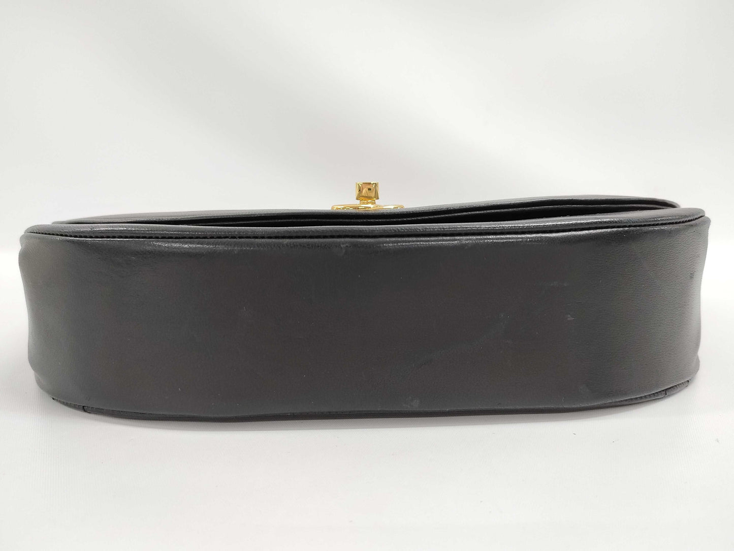 CHANEL Half Moon Shoulder Bag Black