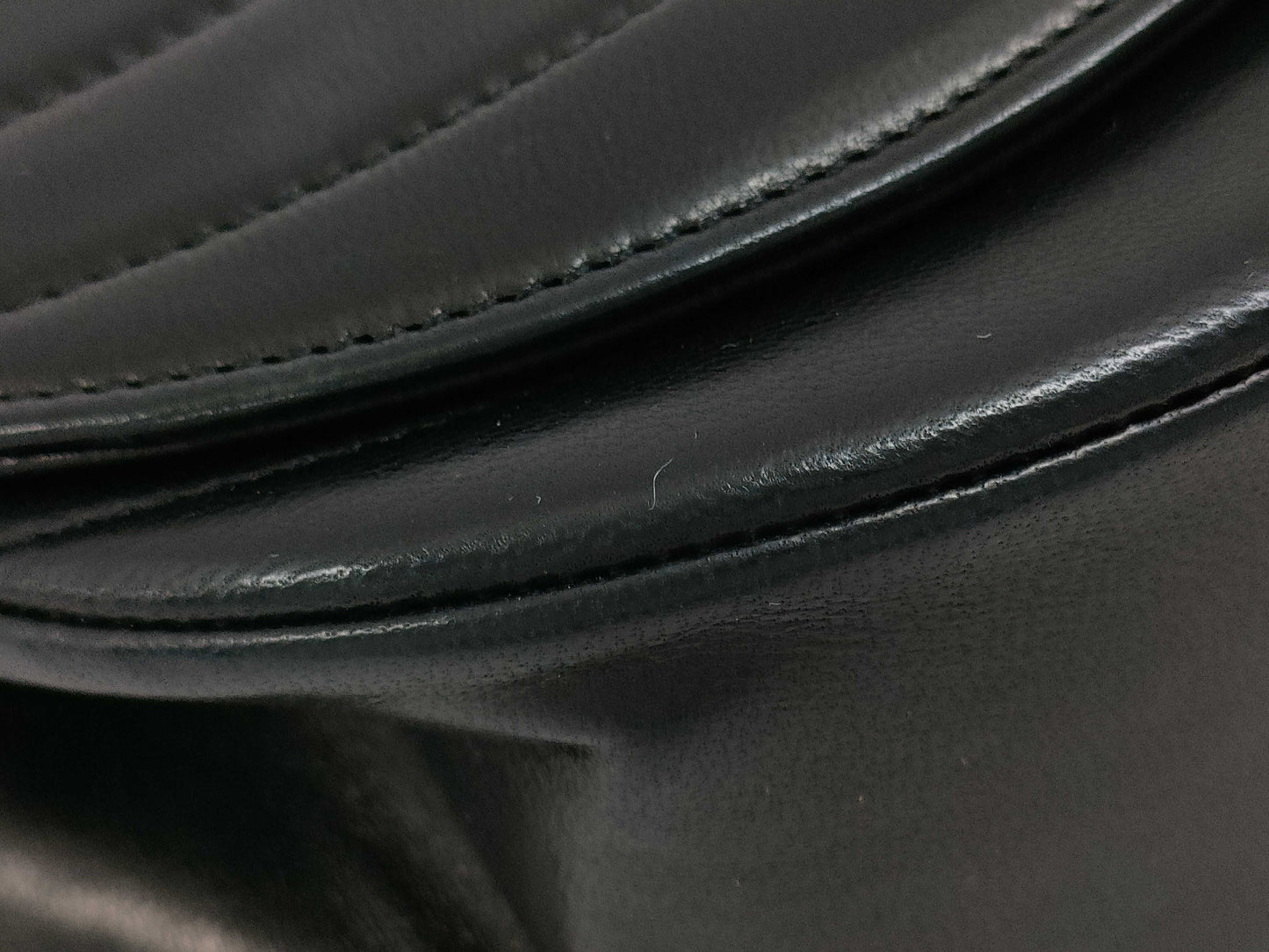 CHANEL Half Moon Shoulder Bag Black