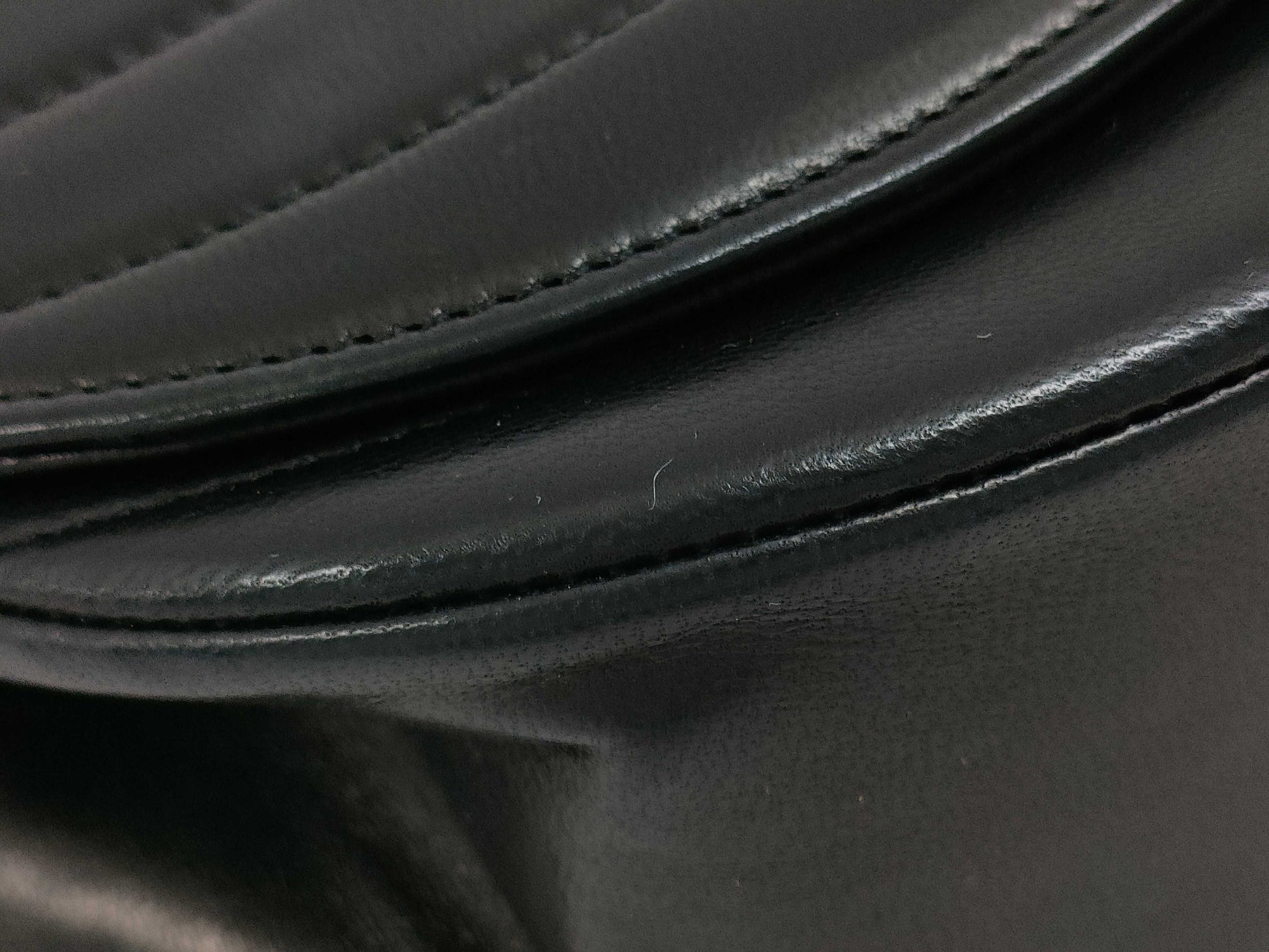 CHANEL Half Moon Shoulder Bag Black