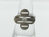 LOUIS VUITTON Petite Bourg Fleur 1PD White Gold 750 9.1g Ring