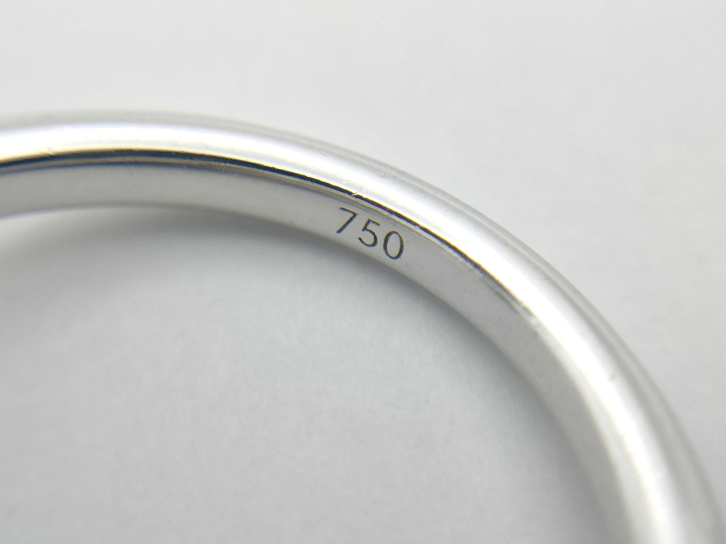LOUIS VUITTON Petite Bourg Fleur 1PD White Gold 750 9.1g Ring