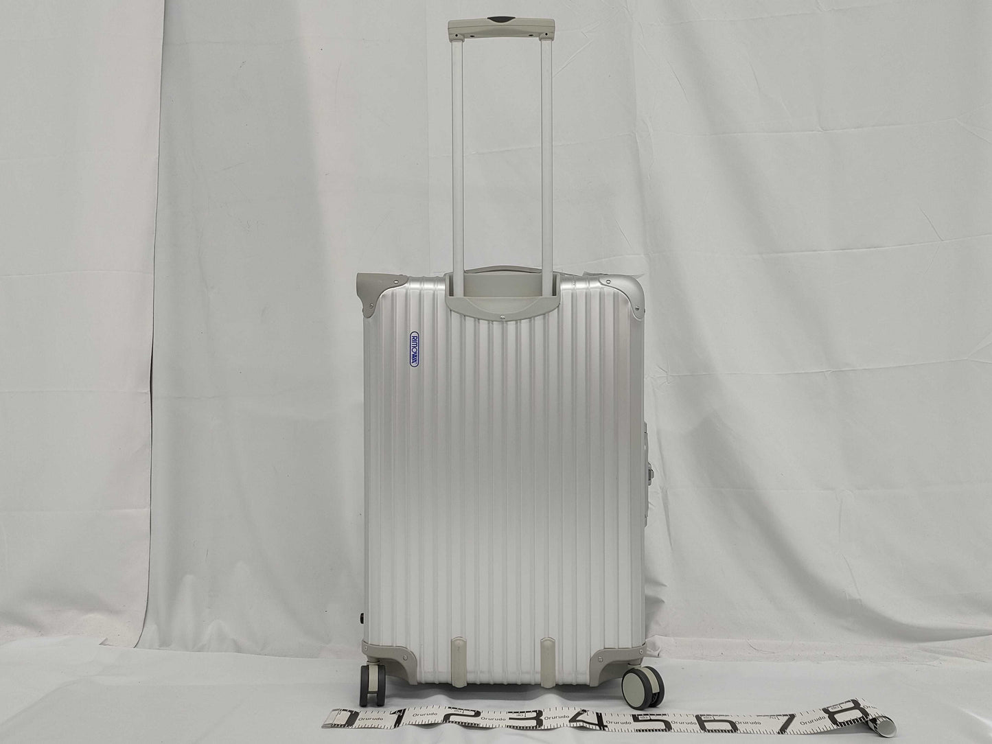 RIMOWA Topaz Aluminum Carry-on Case, Silver, PIN Code 000, Carry-on Bag
