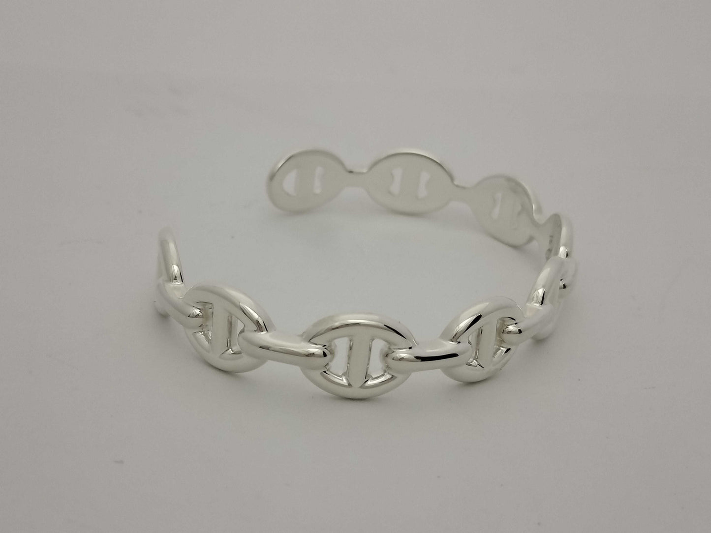 HERMES Chaine d'Ancre Ancienne Bangle, Ag925, Bracelet/Bangle