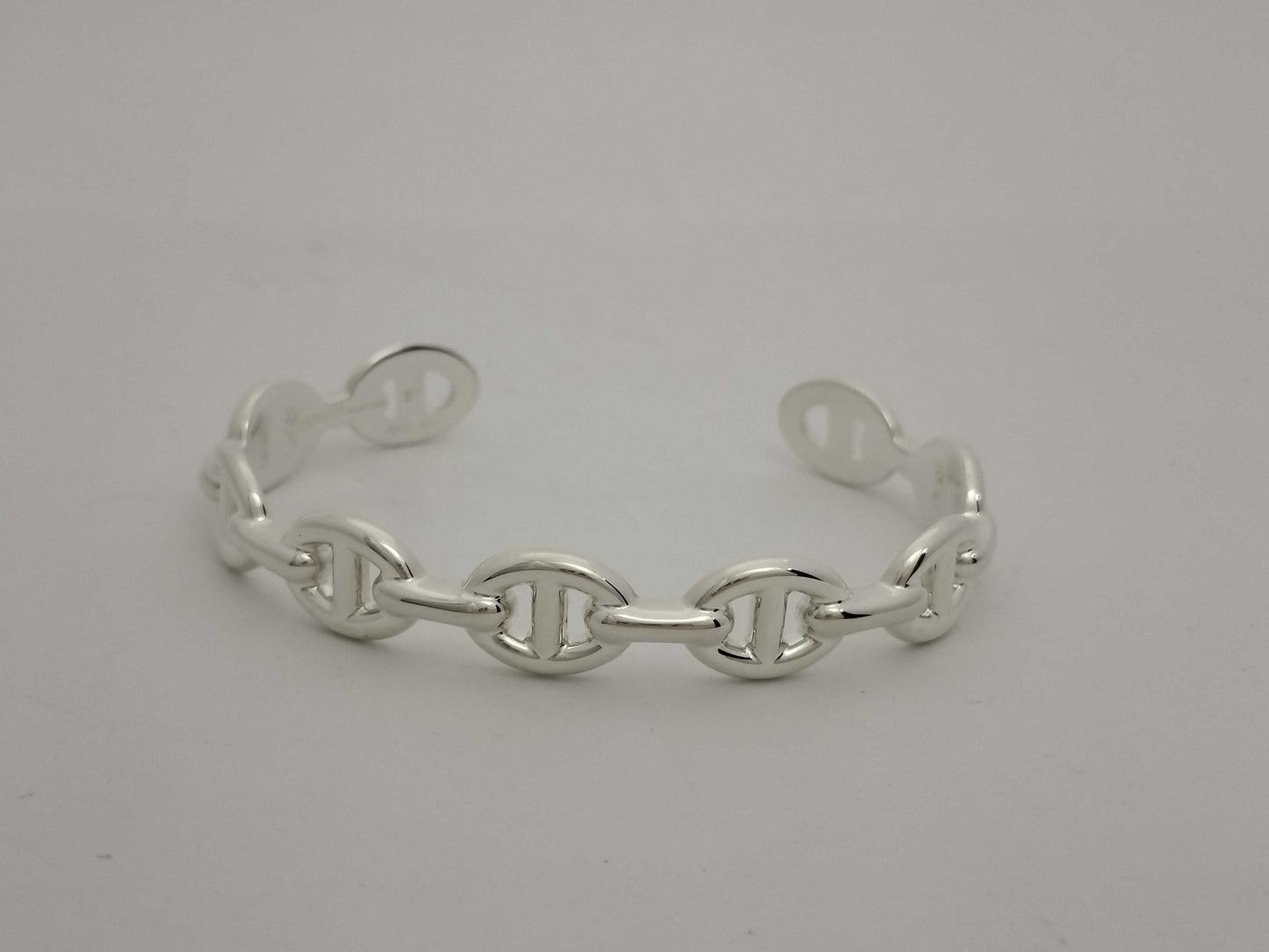 HERMES Chaine d'Ancre Ancienne Bangle, Ag925, Bracelet/Bangle