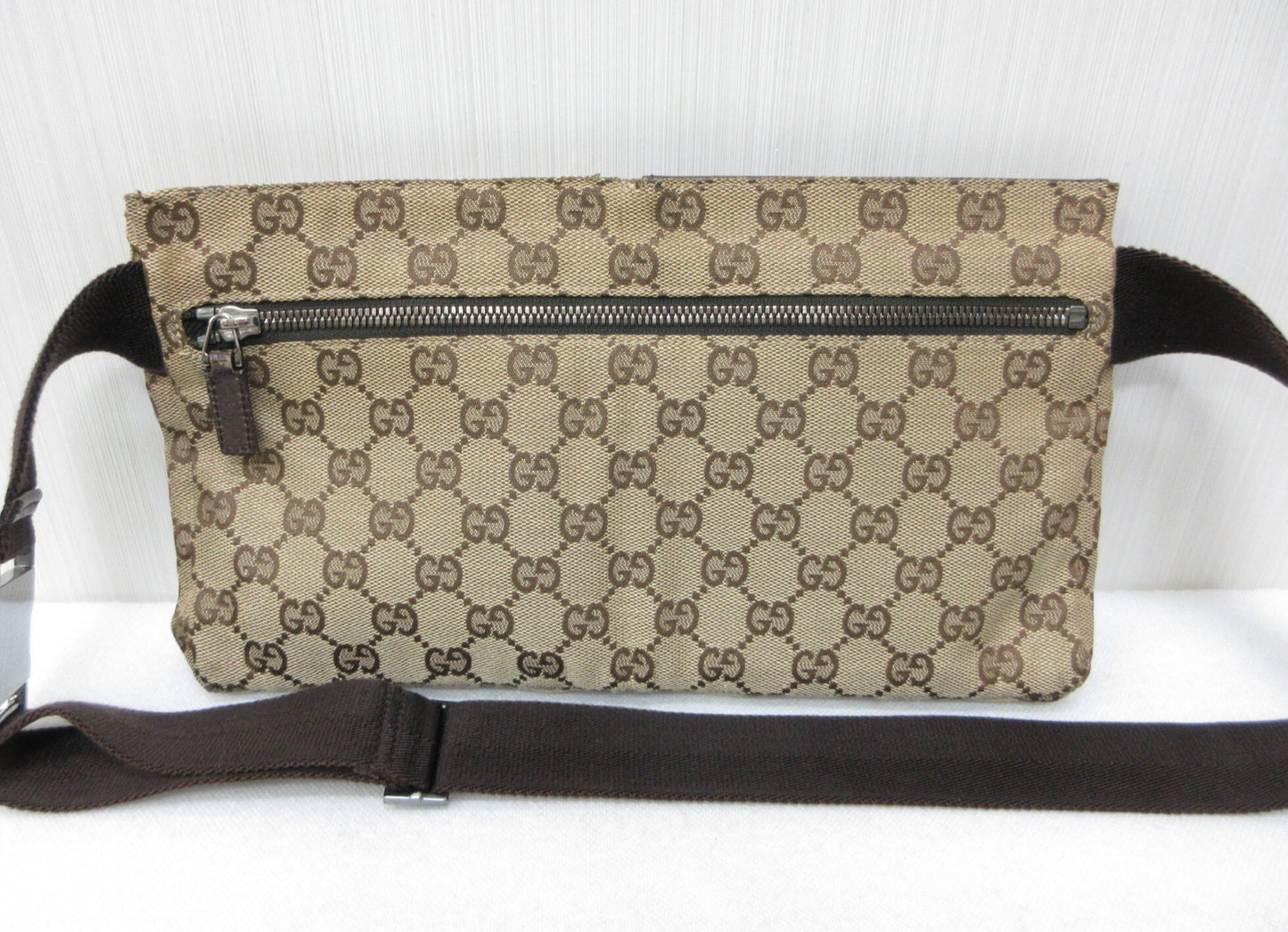 GUCCI GG Canvas Crossbody Waist Bag Approx. W30 x H16cm
